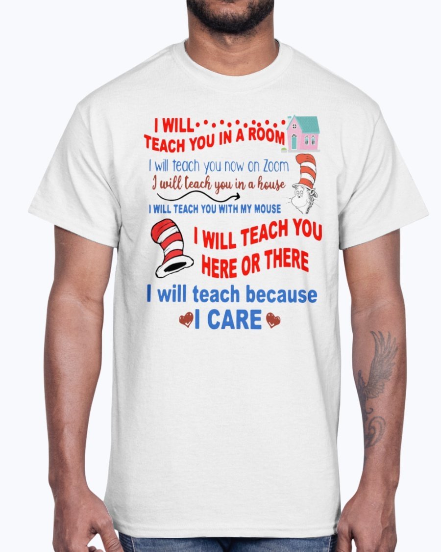Dr Seuss I Will Teach You In A Room T Shirt Exclusive At Wallart Eshop