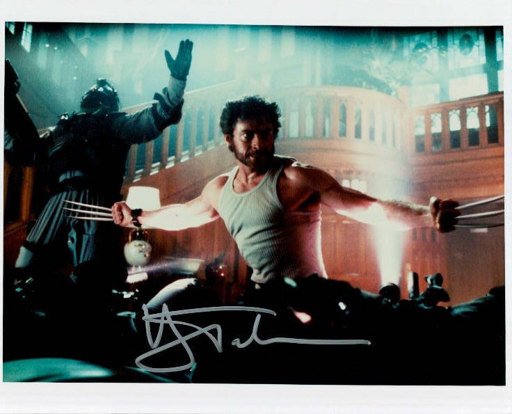 Hugh Jackman (X-Men) signed 8x10 Photo Poster painting In-person