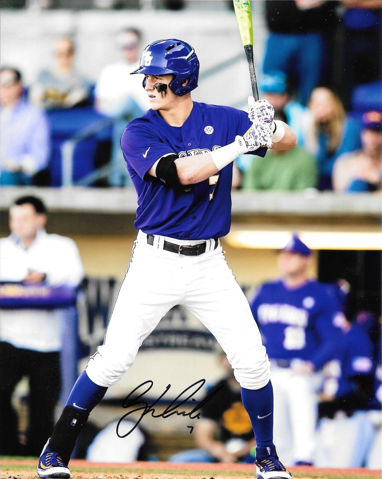 MINNESOTA TWINS GREG DEICHMANN HAND SIGNED LSU TIGERS 8X10 Photo Poster painting W/COA