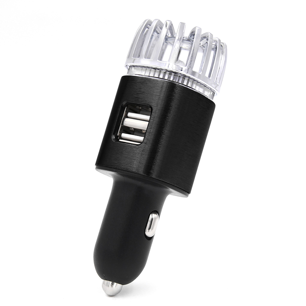 

JO-6291 Car Air Purifier Ionizer USB Charger Deodorizer Oxygen Bar, Black, 501 Original