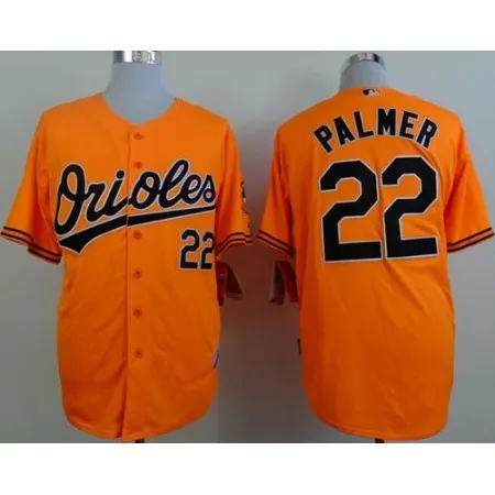 Orioles #22 Jim Palmer Orange Cool Base Stitched MLB Jersey