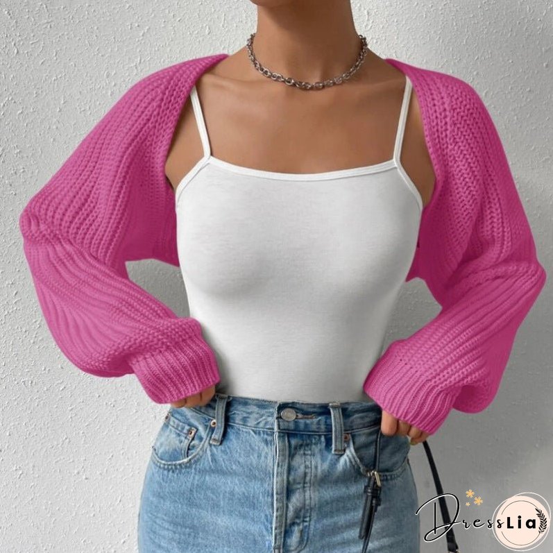 Women's Color For Outer High-grade Long Sleeve Sweaters