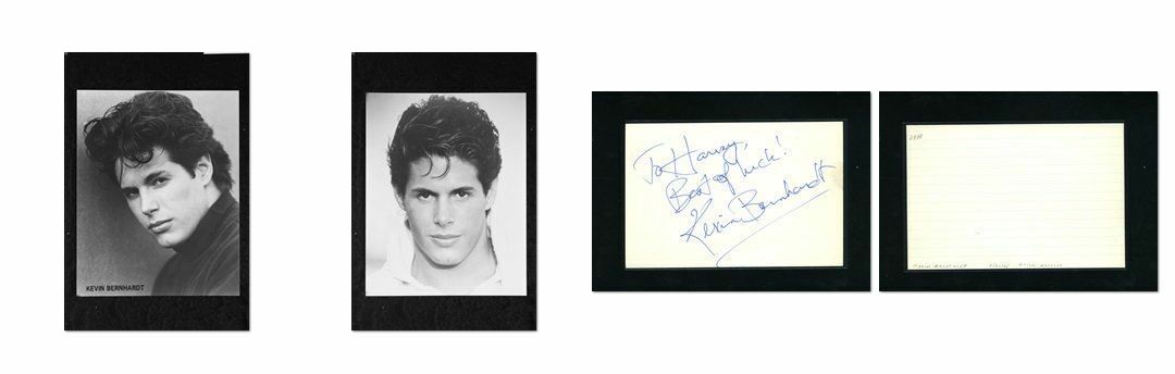 Kevin Bernhardt - Signed Autograph and Headshot Photo Poster painting set - Dynasty