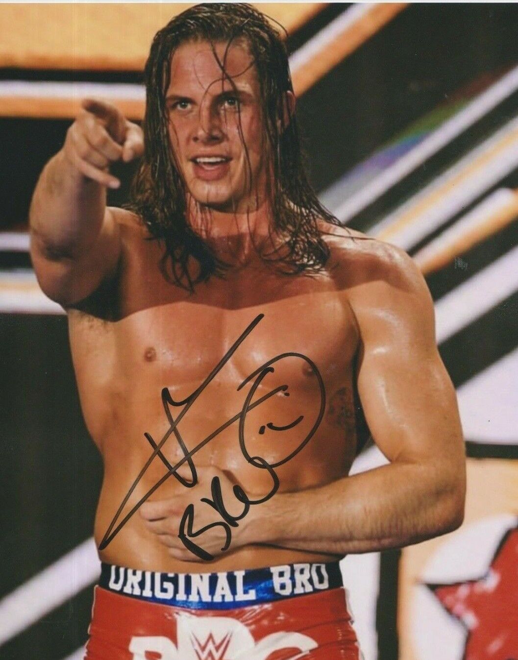 Matt Riddle (WWE) **HAND SIGNED** 10x8 Photo Poster painting ~ AUTOGRAPHED