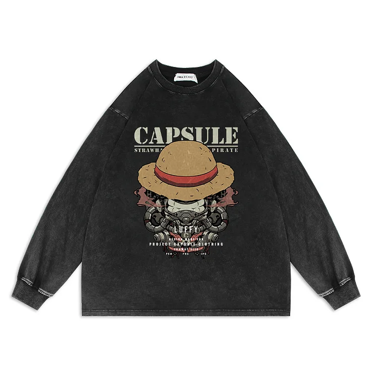Pure Cotton One Piece Luffy Sweatshirt weebmemes