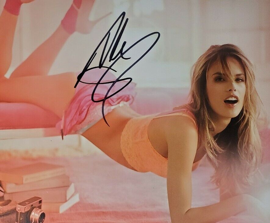 Alessandra Ambrosio Authentic Signed 8x10 Photo Poster painting w/COA HOT