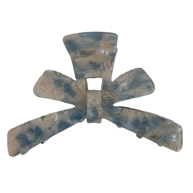 Summer New Bow Tie Acetate Grip French Oversized Hair Claw Back Head Updo High Sense Shark Clip Hair Accessories