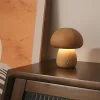  Wooden Mushroom LED Table Lamp