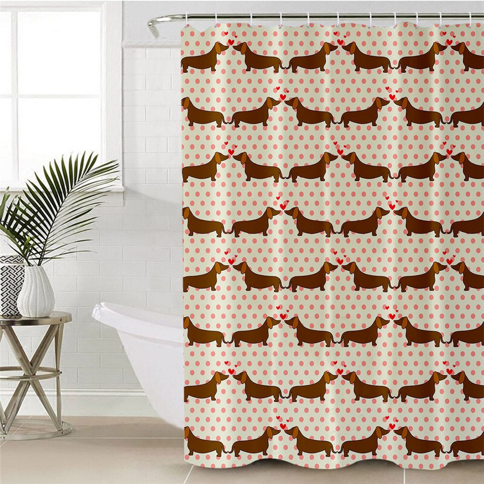 

Dachshund - Print Shower Curtain, 180*180cm, 501 Original