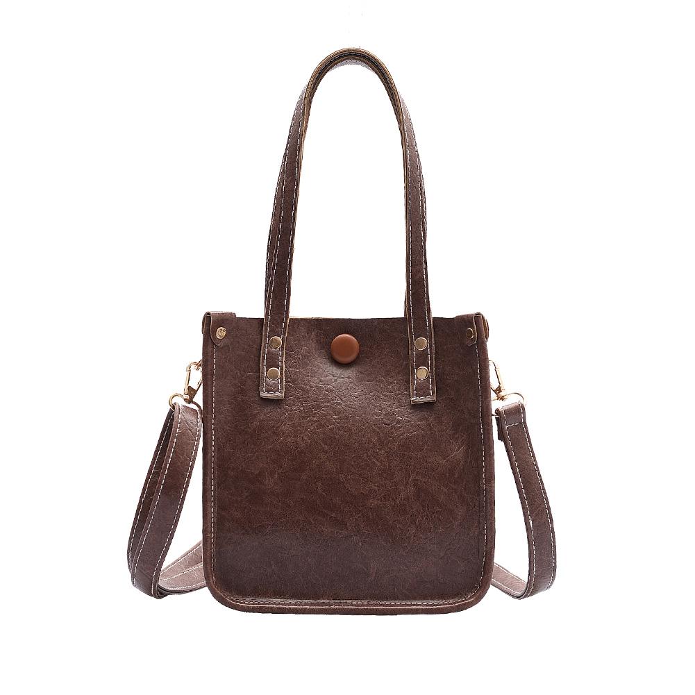 

Retro Messenger Totes Bag Women Leather Shoulder Crossbody Handbag -Brown, 501 Original