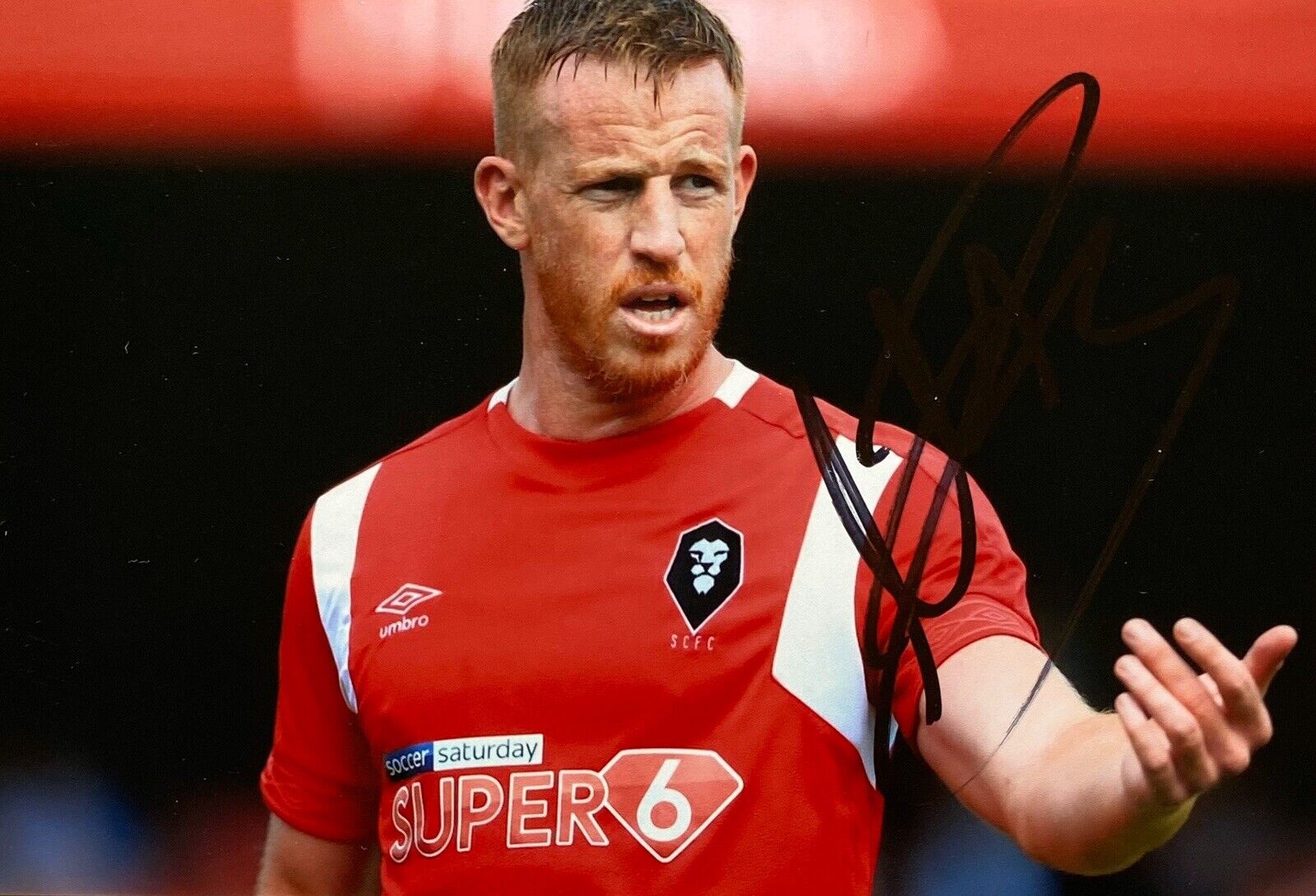 Adam Rooney Genuine Hand Signed 6X4 Photo Poster painting - Salford City 6