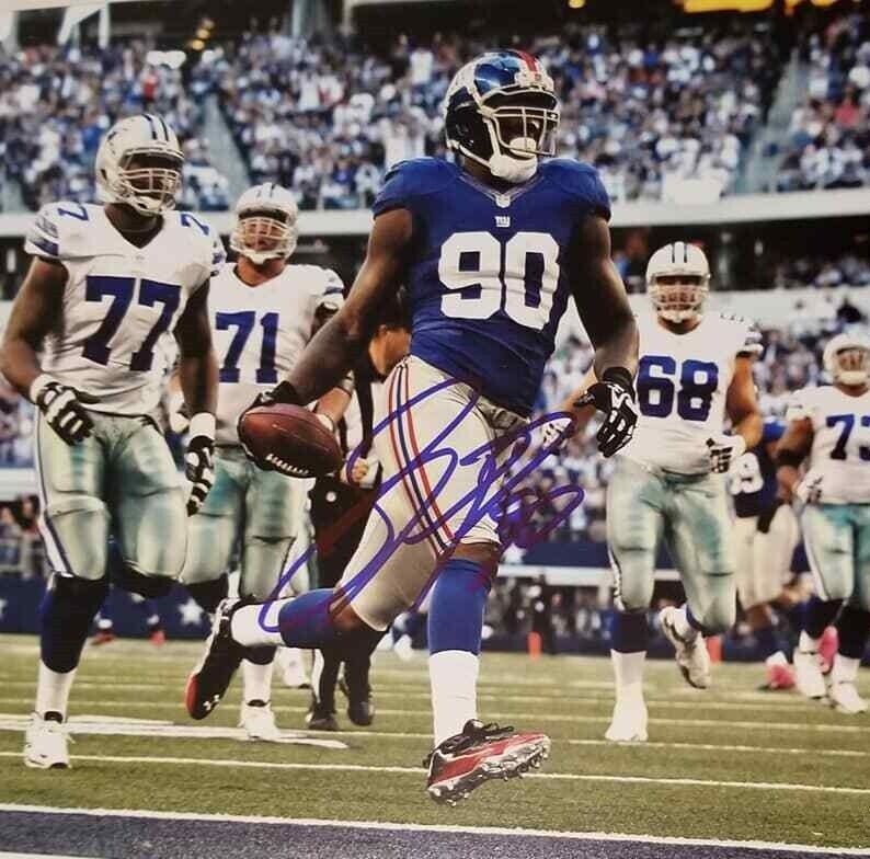 Jason Pierre Paul Autographed Signed 8x10 Photo Poster painting ( Giants ) REPRINT