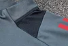 Joyfball 2024/2025 Germany Half-Pull Training Suit Dark Grey Football Shirt 1:1 Thai Quality
