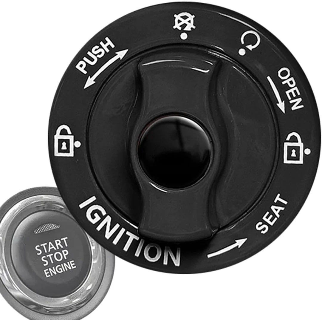 Push Button Start Cover - Metal Car Engine Start Stop Button Cover