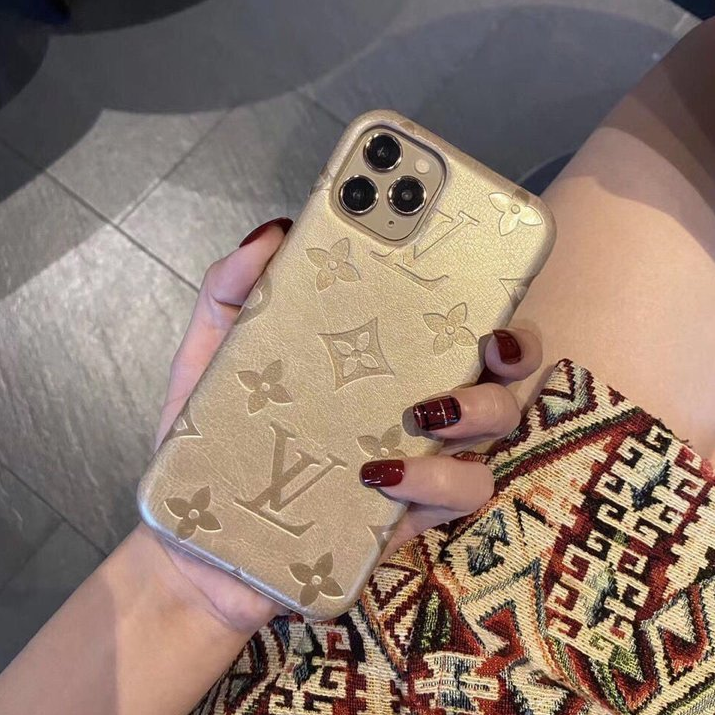 Half-pack leather phone case