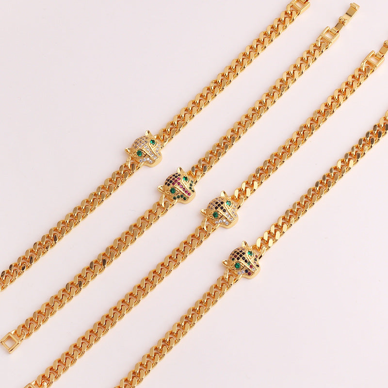 Minimalist Zircon Electroplating Bangles