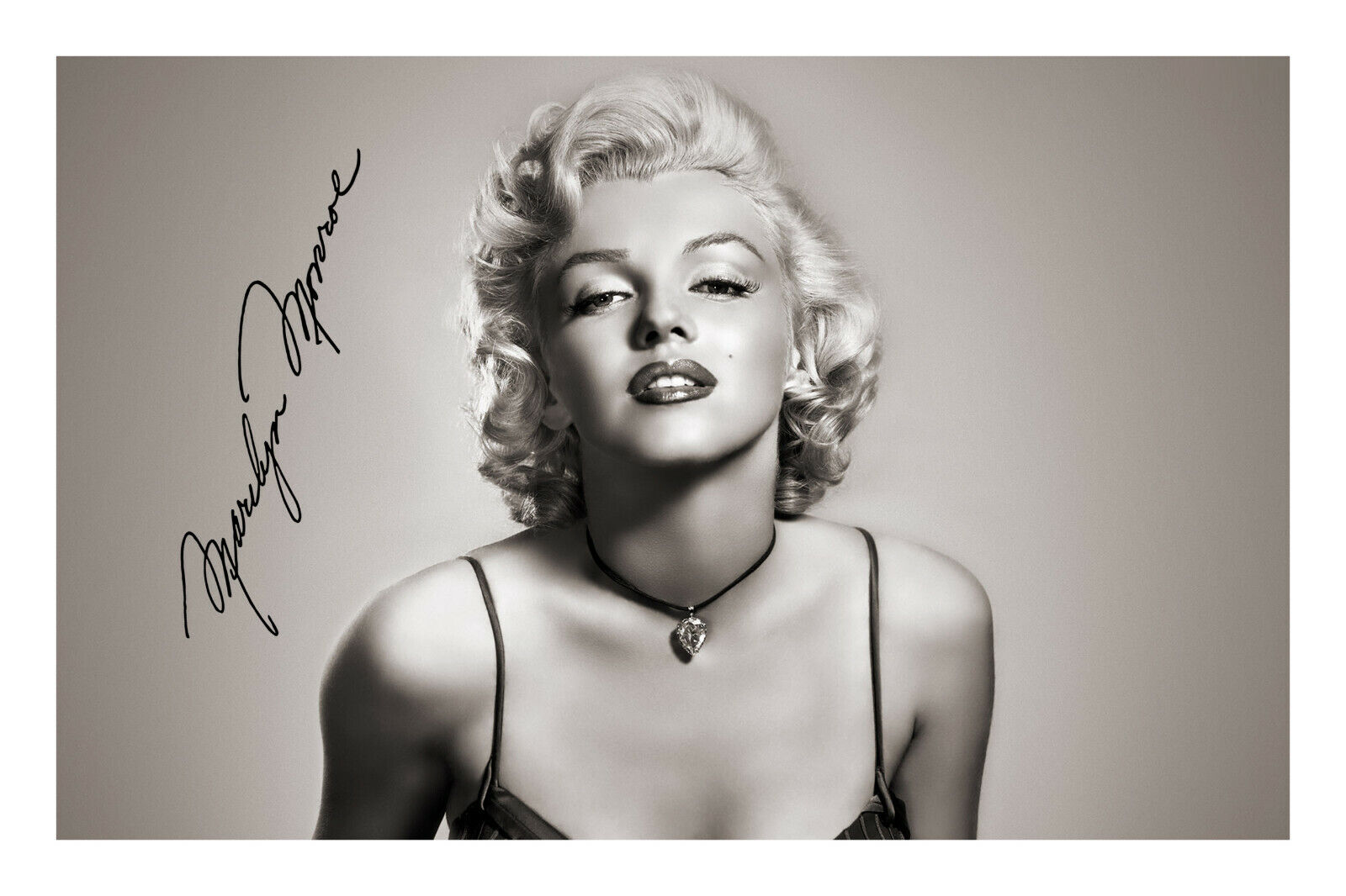 Marilyn Monroe Signed A4 Autograph Photo Poster painting Print