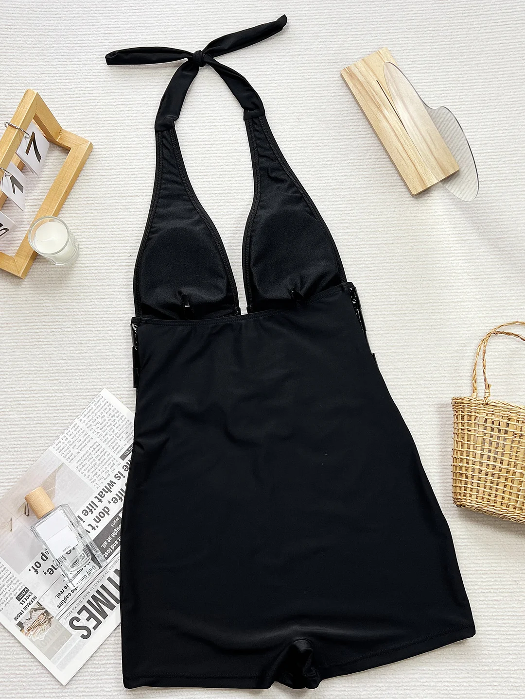 Woherb Woherb Single Swit 2024 Sexy Ladies Tex Swimwear D699WY-Outfit Ideas