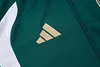 Joyfball 2026/2027 Kids Size Italy Long Zipped Jacket green Soccer Jersey
