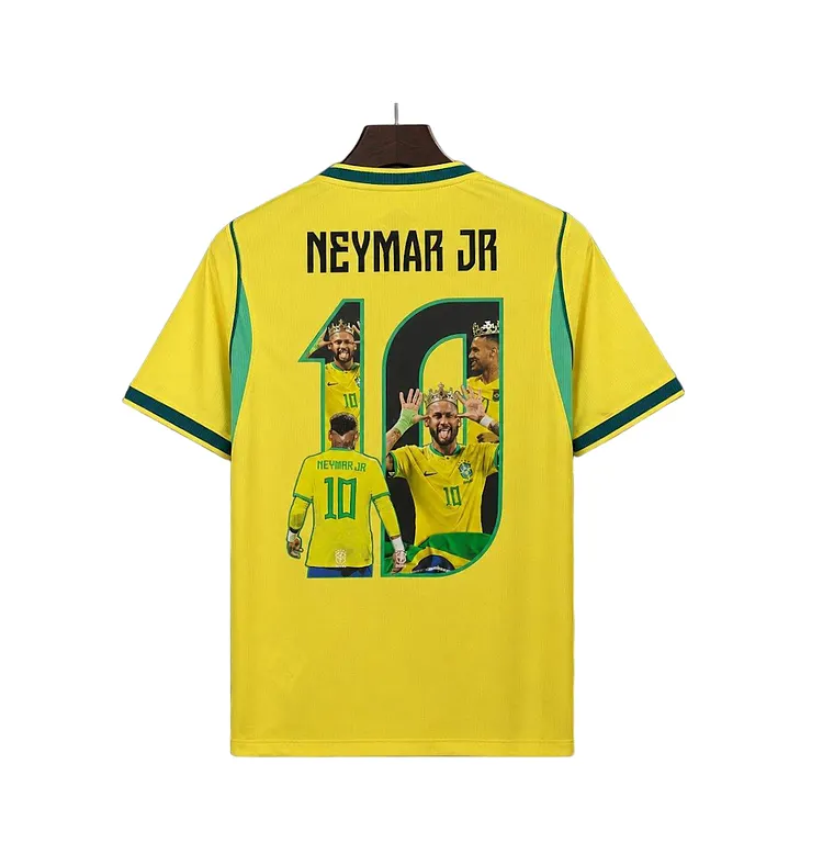 【S~4XL】Brazil 2026 World Cup Home Football Jersey【Neymar.JR #10】1:1 Thai Quality