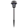 2PCS Solar Powered Lighting Mosquito Repellent Lamp with Ground Stake Waterproof Mosquito Killer for Backyard Patio Garden Lawn Pathway Camping