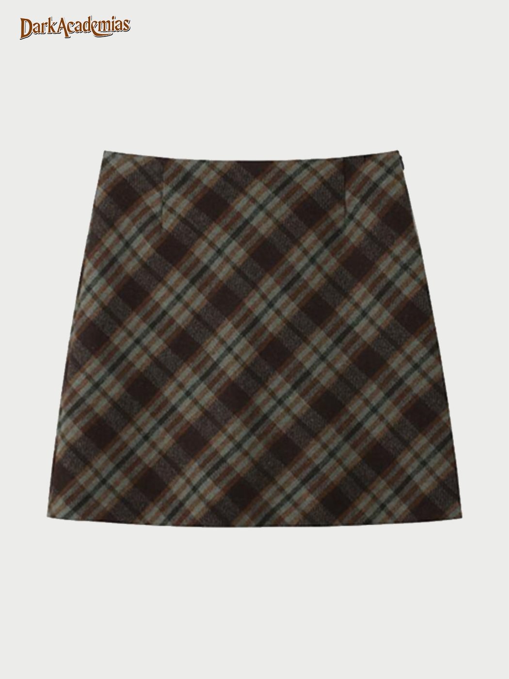 Tweed Vintage College Check Skirt