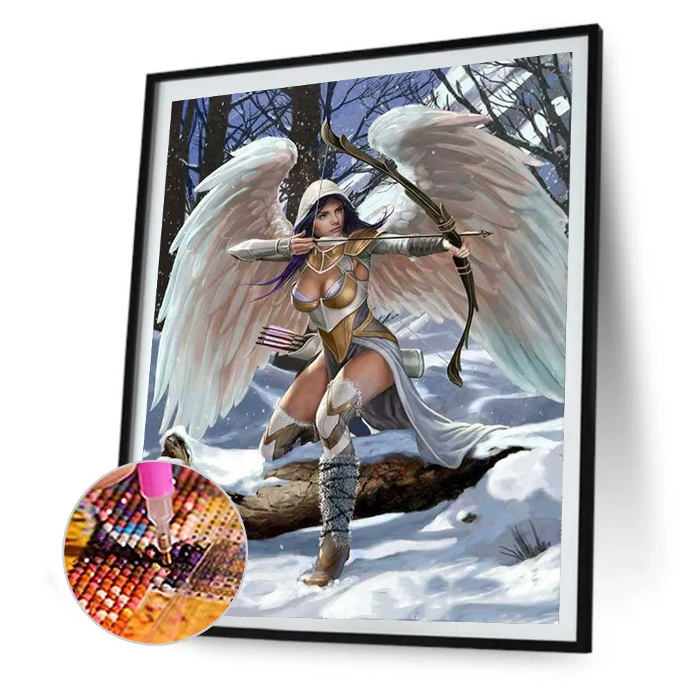 Full Round Diamond Painting 40*50cm - Archery Goddess