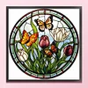 (Counted/Stamped) Butterfly - 18CT Cross Stitch 20*20cm/7.87*7.87in