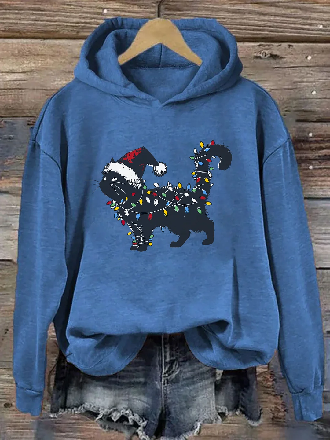 Cute Cat Christmas Hoodie