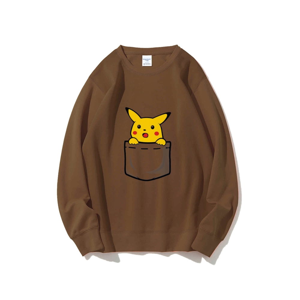 Pikachu in Your Pocket Crew Neck Sweatshirt