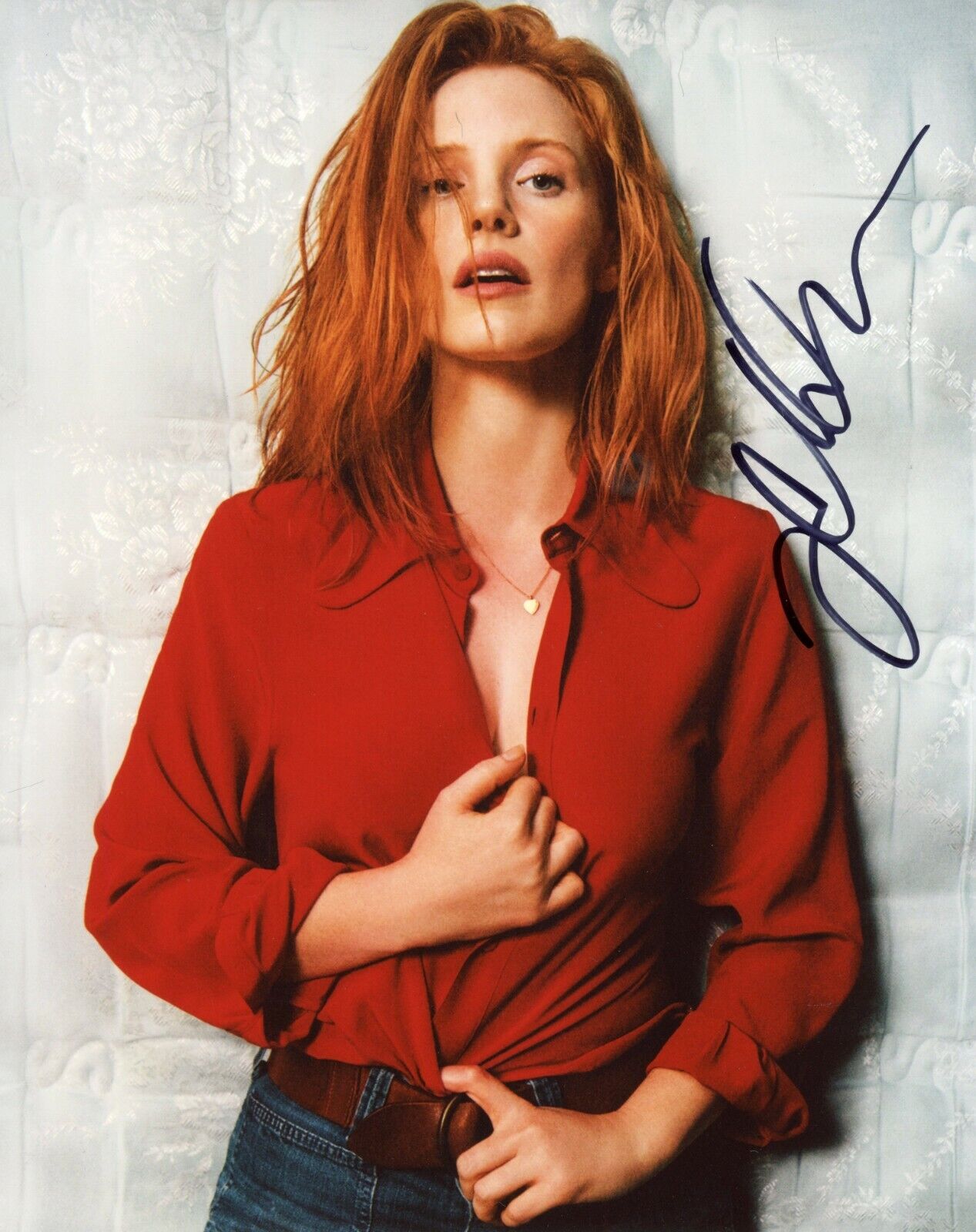 ~~ JESSICA CHASTAIN Authentic Hand-Signed IT CHAPTER 2