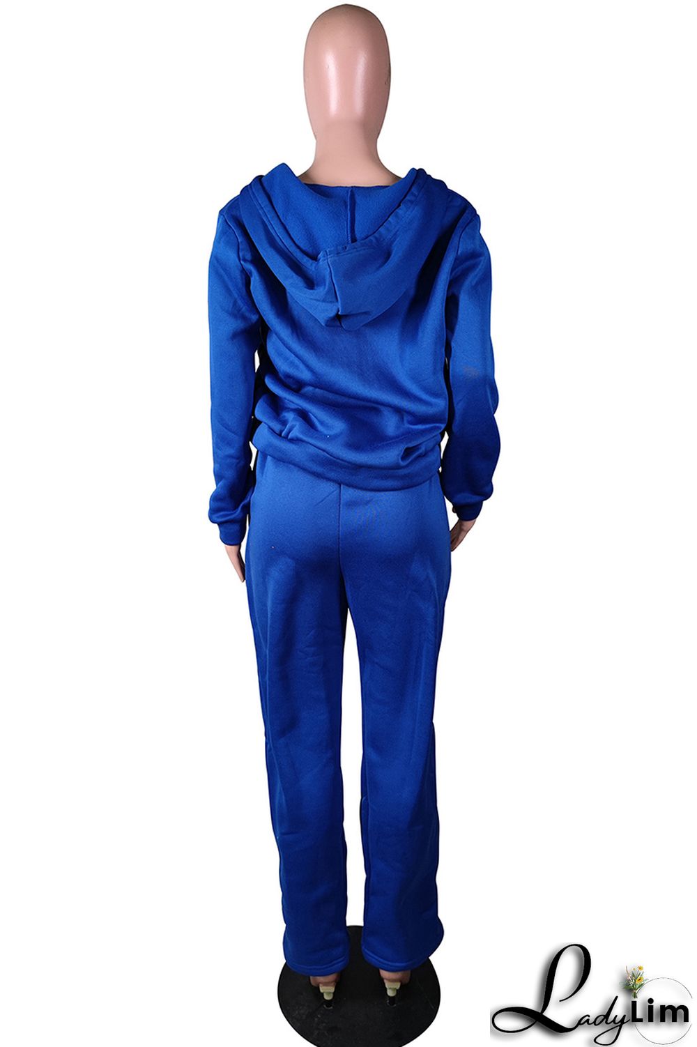 Red Fashion Casual Solid Basic Hooded Collar Long Sleeve Two Pieces