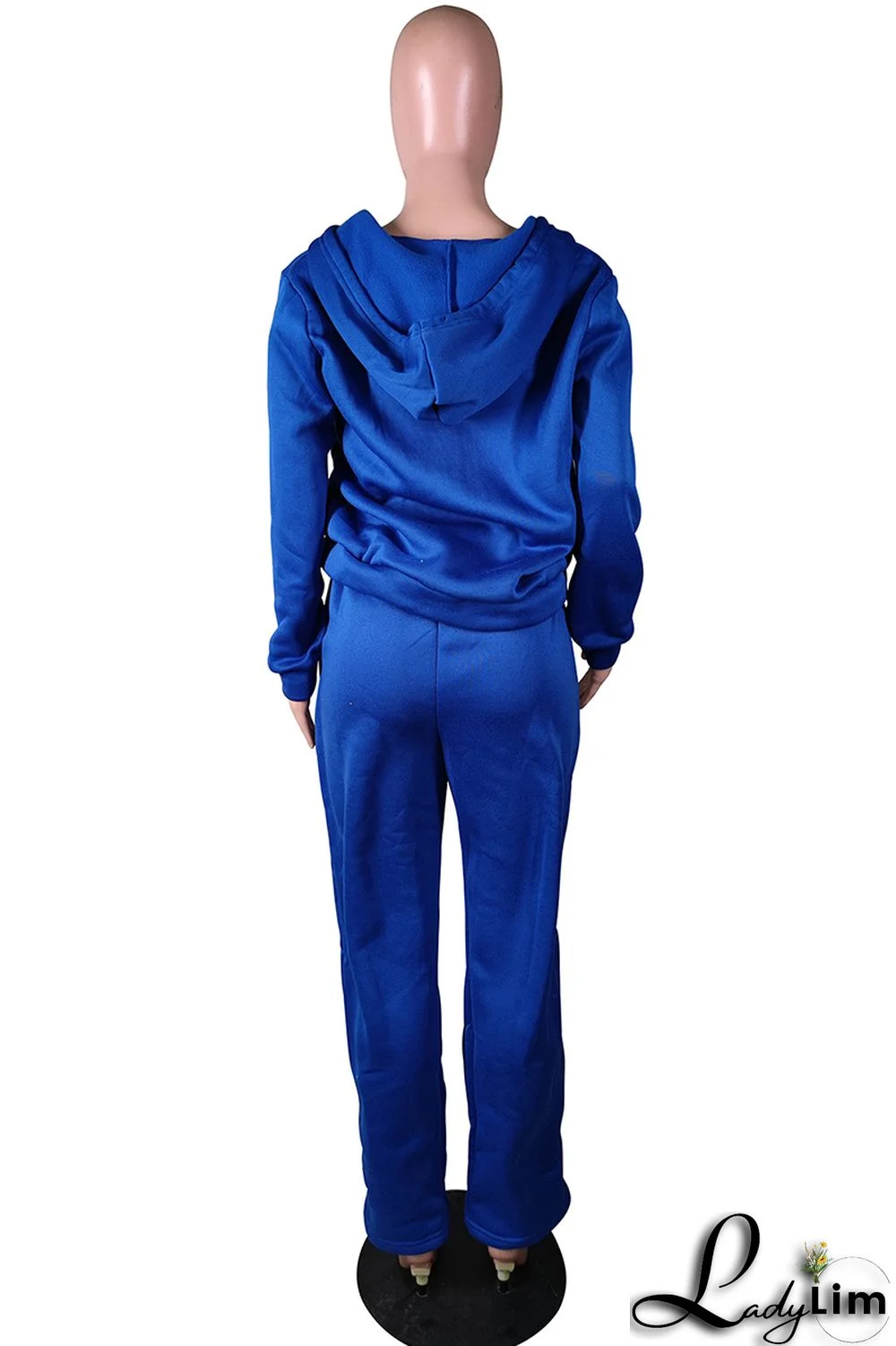 Red Fashion Casual Solid Basic Hooded Collar Long Sleeve Two Pieces