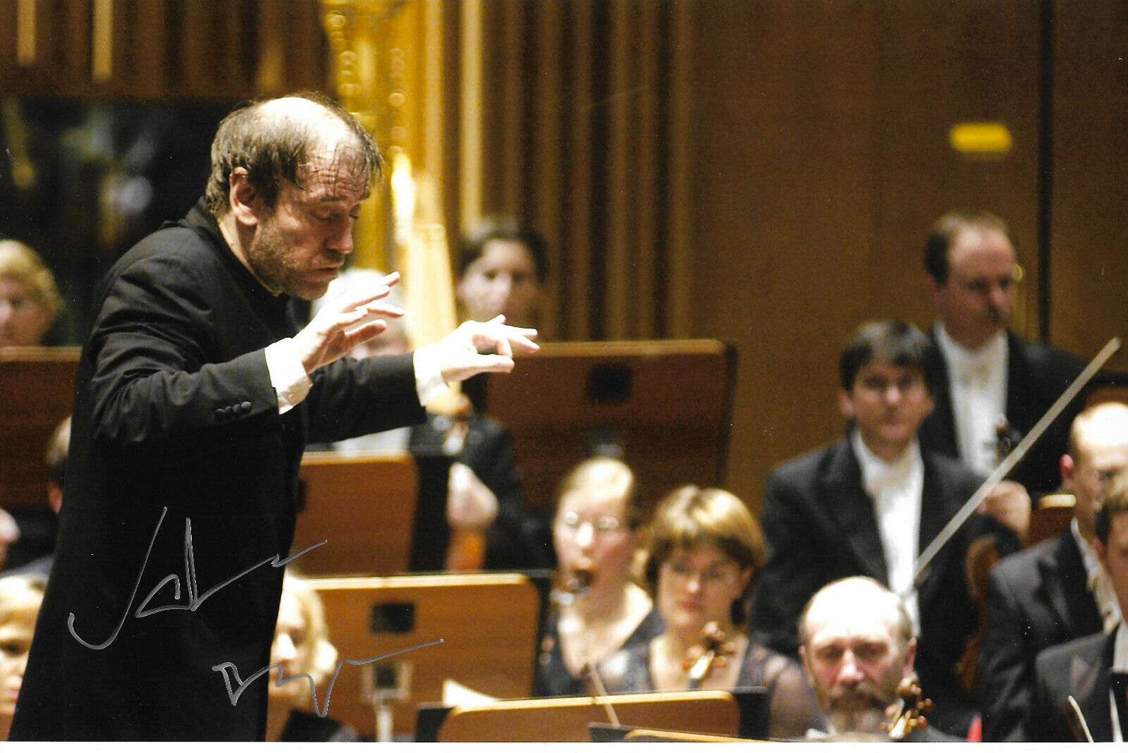 Valery Gergiev Conductor signed 8x12 inch Photo Poster painting autograph