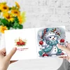 12Pcs Winter Weihnachten - 5d DIY Handwerk Grußkarte