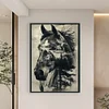 (Stamped/Counted) Horse Silhouette-11CT Cross Stitch 40*60cm(Big Size)