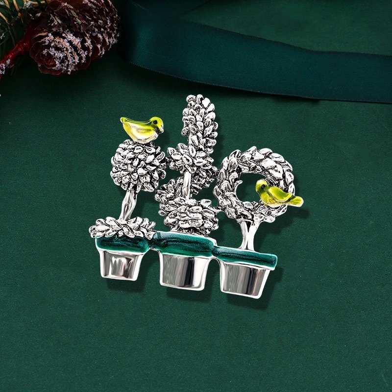 Vintage Style Pin Santa Claus Elk Alloy Unisex Brooches