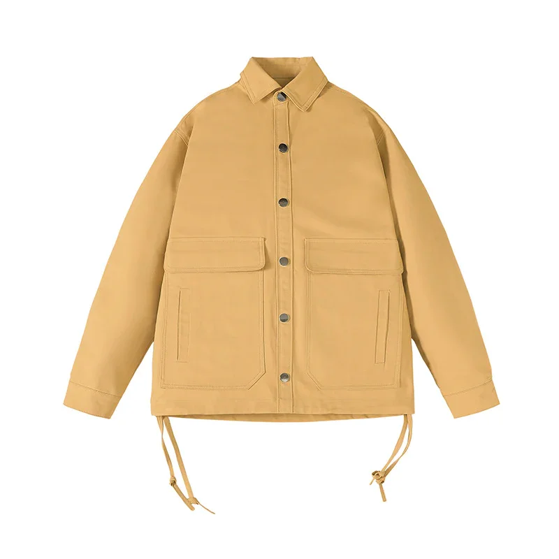 Men's Stand Collar Button Cardigan Jacket