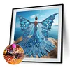 Engelsfl&uuml;gel M&auml;dchen - speziell geformtes Diamond Painting - 30*30cm