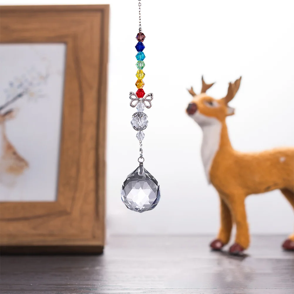 Cartoon Crystal Pendant Necklace Heart Leaf Jewelry Charm Fashion Accessory