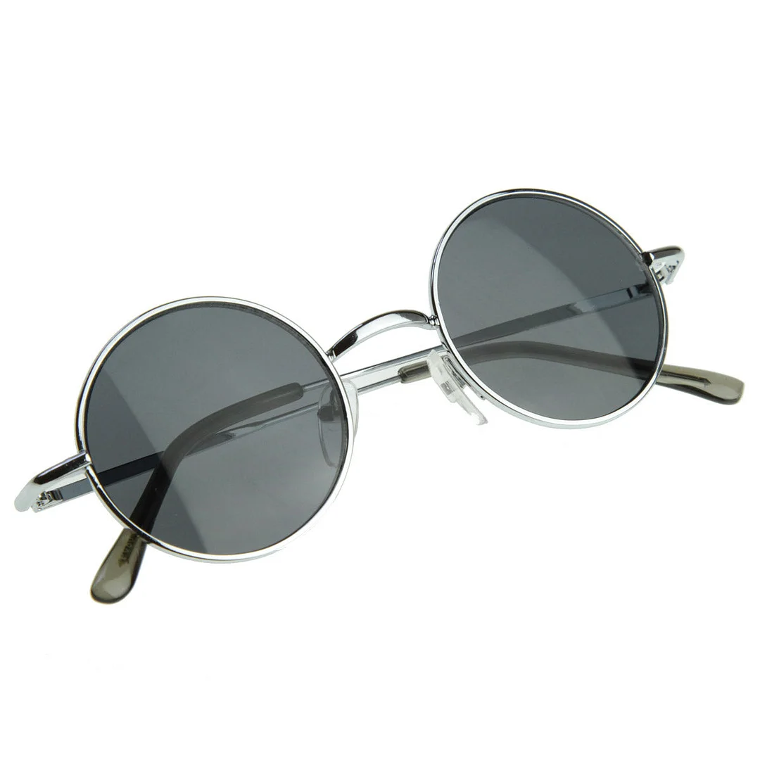 Small Retro-Vintage Style Lennon Inspired Round Metal Circle glasses