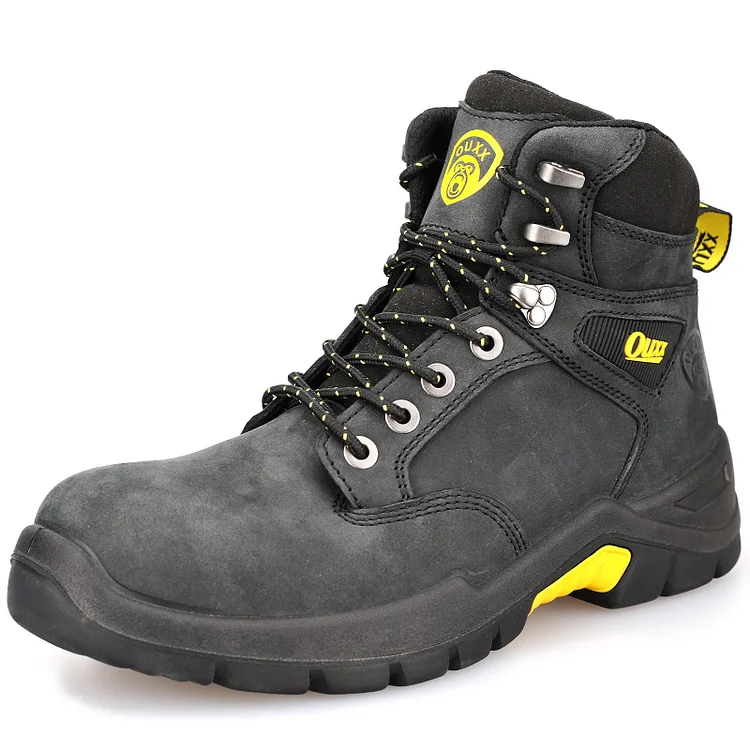 OUXX Men & Women Steel Toe Waterproof Non Slip Kevlar Puncture Resistant ASTM F2413-18 ESD Work Boots -  Older In Fashion