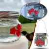 🔥Spring Hot Sale-Beautiful Mason Jar Hummingbird Feeder w/Three Ports