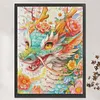 Blossom Dragon-14CT Stamped Cross Stitch Egyptian Cotton 75*95cm (Big Size) tapestrymarket
