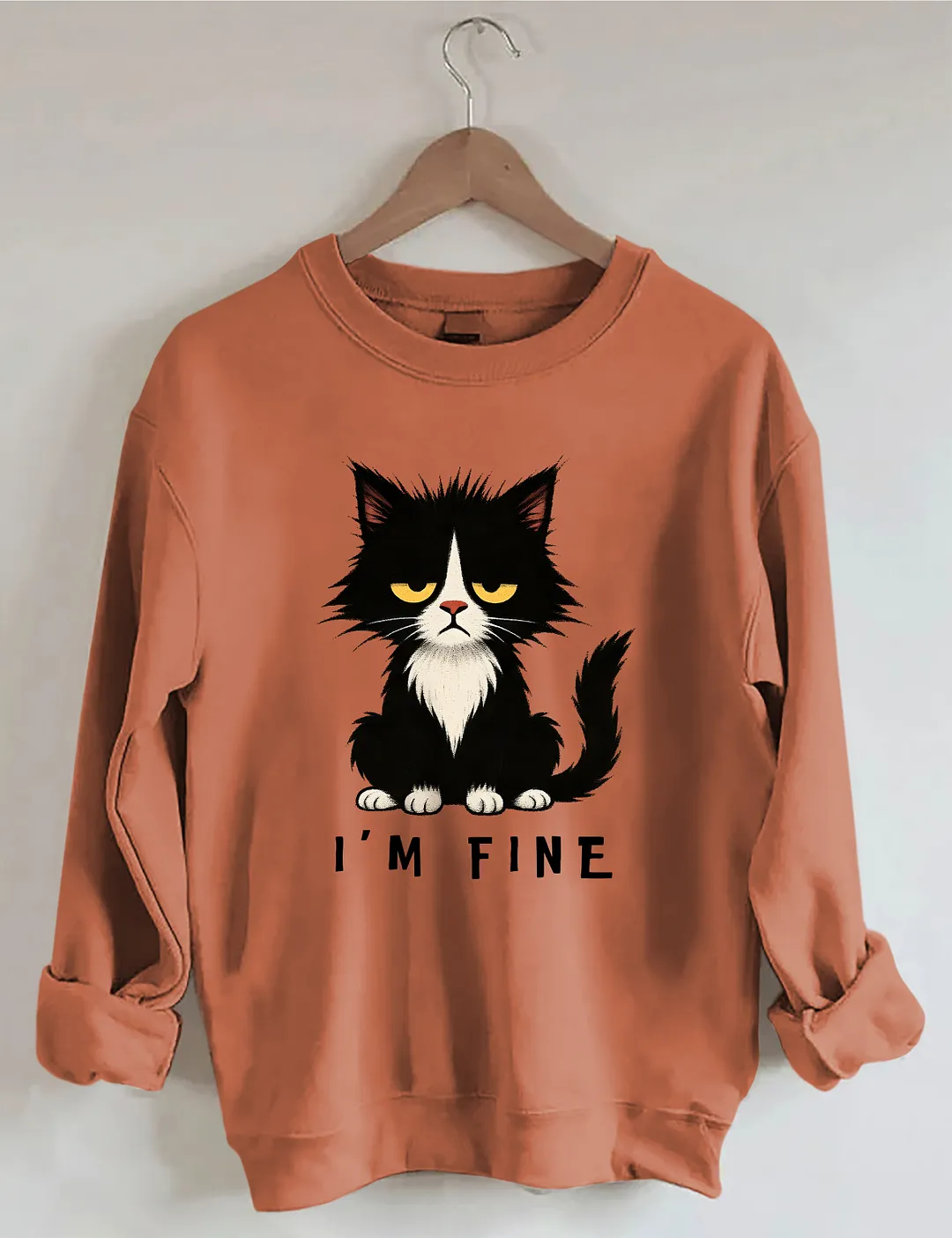 I'm Fine Cat Sweatshirt