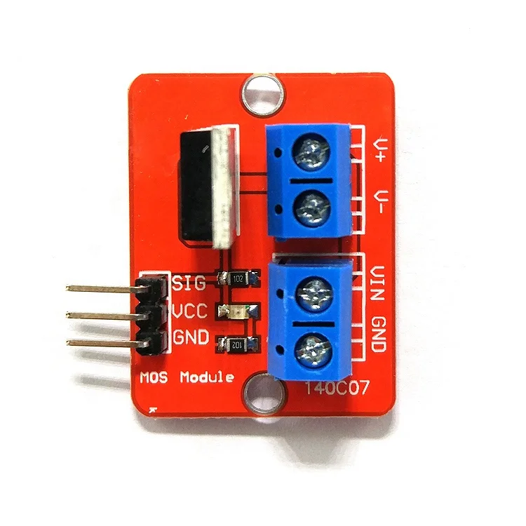 IRF520 3.3V 5V Mosfet Driver Module Digital Level PWM Adjust for LED Stepless dimming Motor Speed Regulation