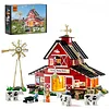 FunWhole-F9037 Cow Barn + Lighting Assembly Building Block Toy Model（1368pcs）