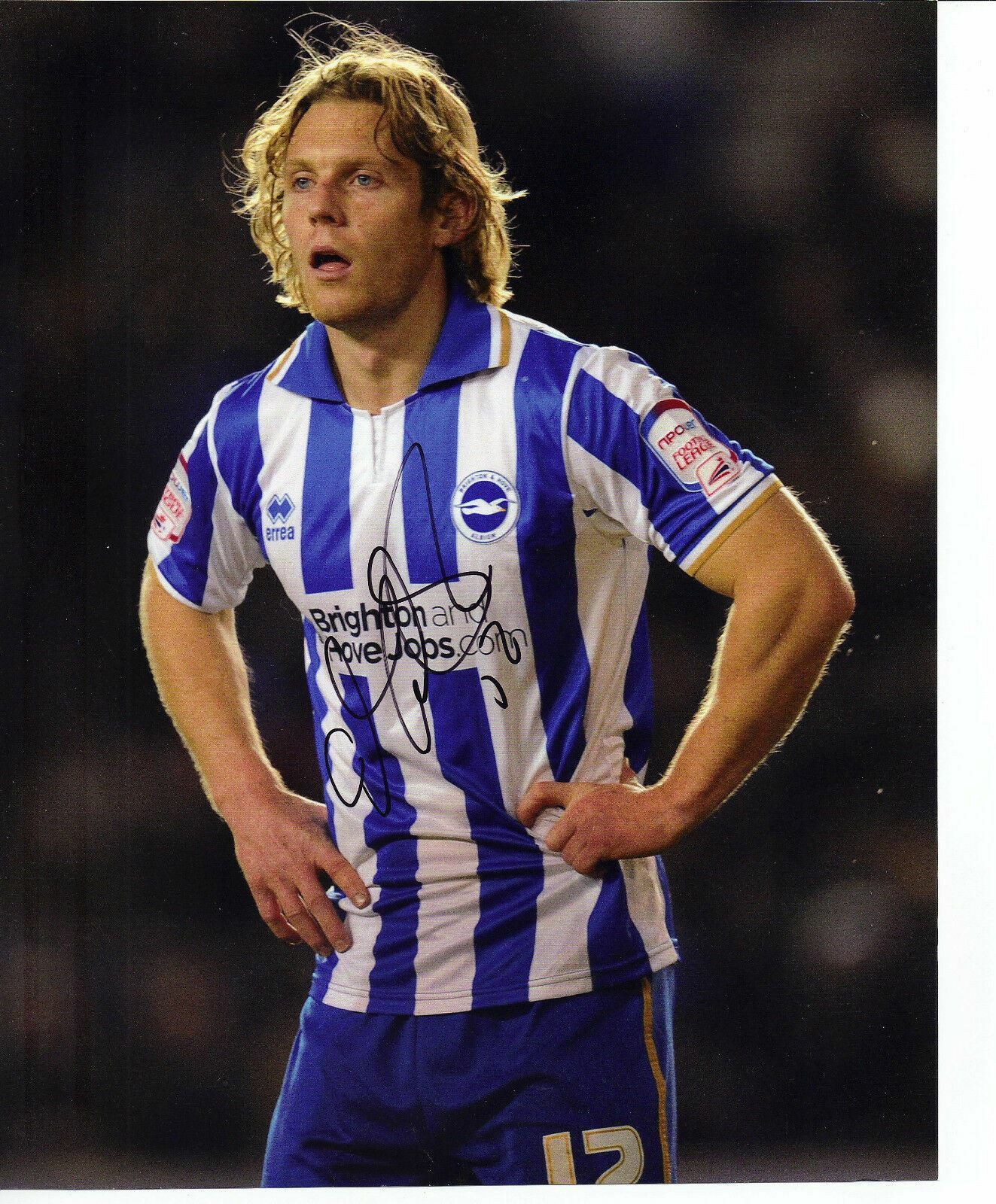 Craig Mackail-Smith Genuine Hand Signed Autograph 10X8 Photo Poster painting Brighton (1104)