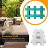 Garden DIY Path Maker Pavement Mold Concrete Stone Road Cement Brick Mold
