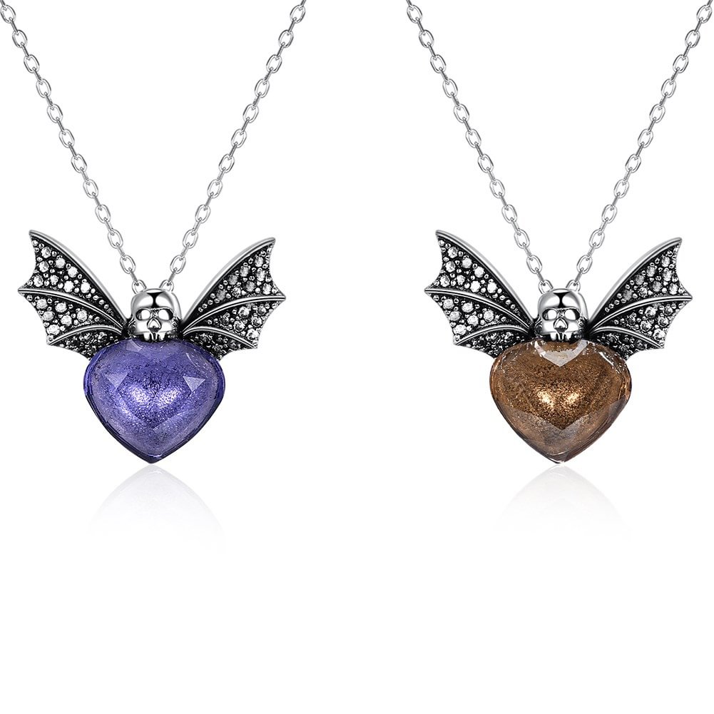 Crystal  Bat Retro Personality Trend Pendant